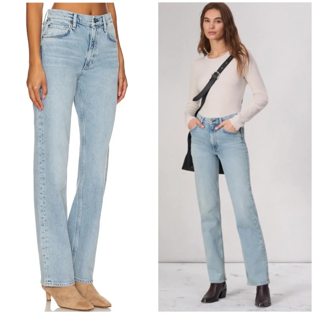 Rag & Bone Harlow Full Length Straight Jean